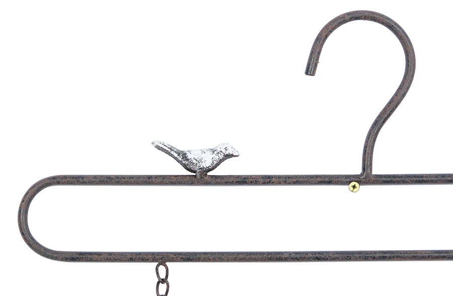 Laundry Room Hanger Sign with Hooks