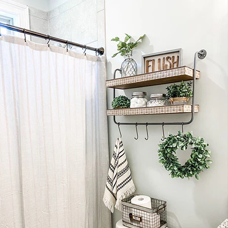 Basket Weave Wall Shelf