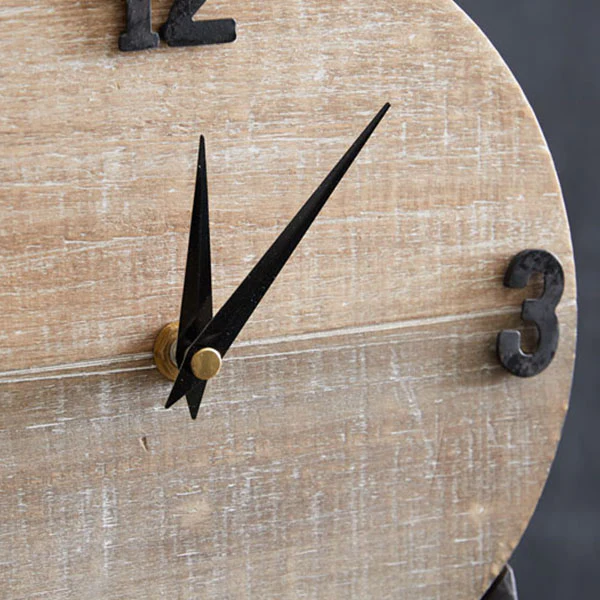 Modern Farmhouse Tabletop Clock