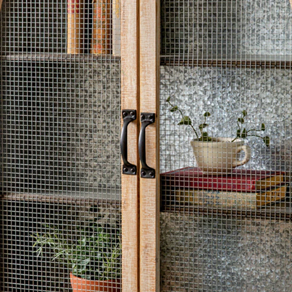 Hanging Arched Shelf with Galvanized Back