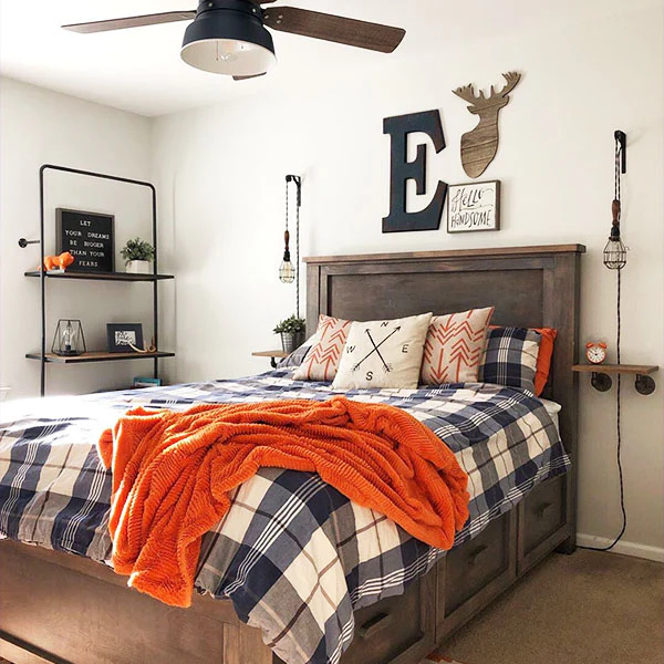 HUGE Industrial Metal Piping Shelf