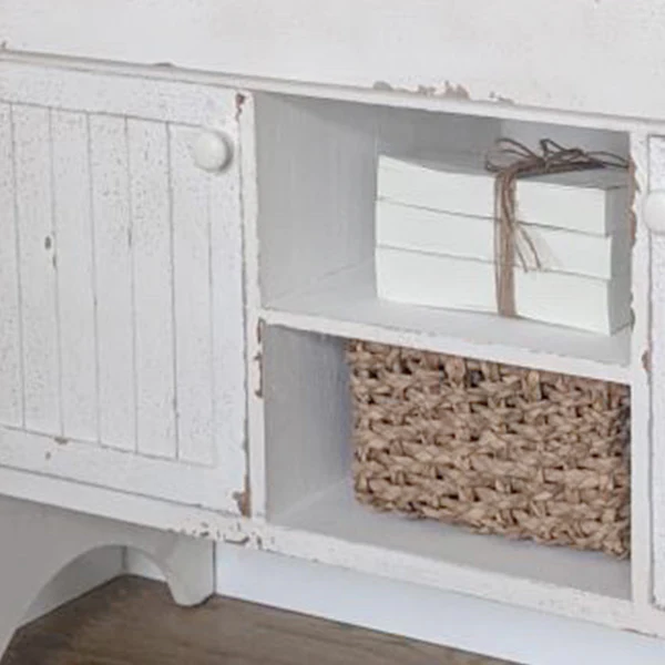 Chippy Wooden Entertainment Storage Table