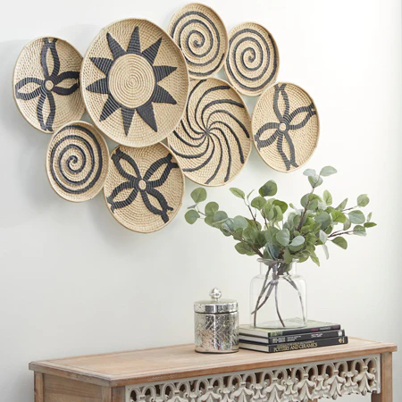 HUGE Basket Inspired Metal Wall Art