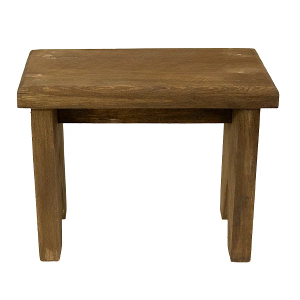Distressed Wooden Stool Riser