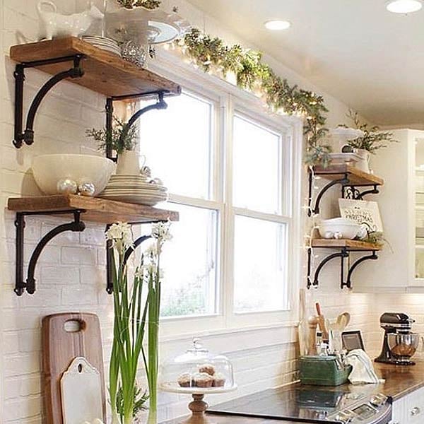 Cast Iron Shelf Brackets  Set of 2