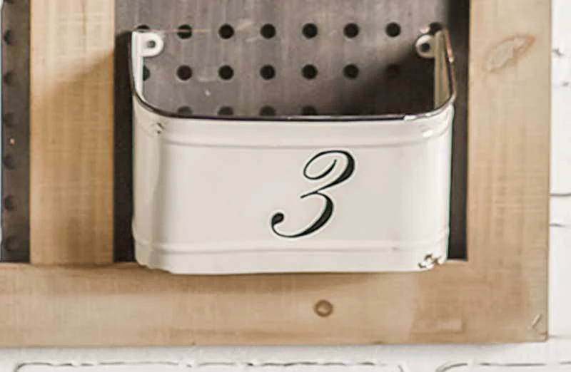 Mail Organizer & Chalkboard