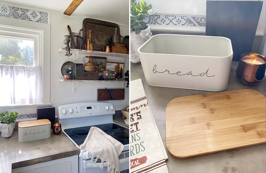 Enamel Bread Bin