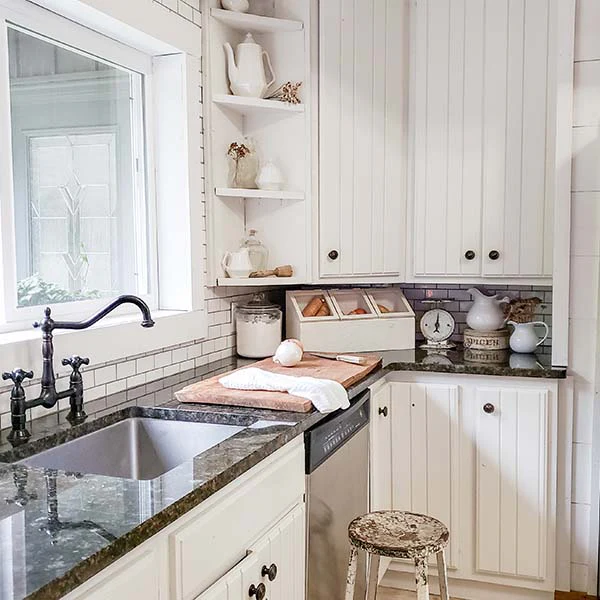 Distressed Wooden Cubby Organizer