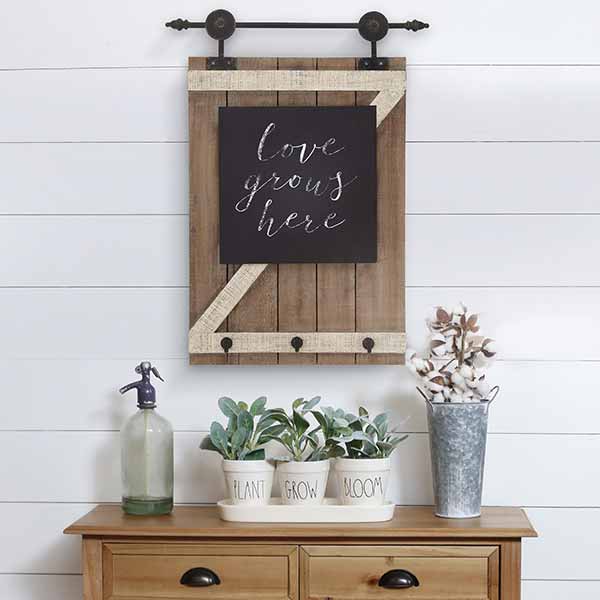 Barn Door Wall Chalkboard