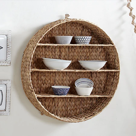 Round Hyacinth Wall Shelf