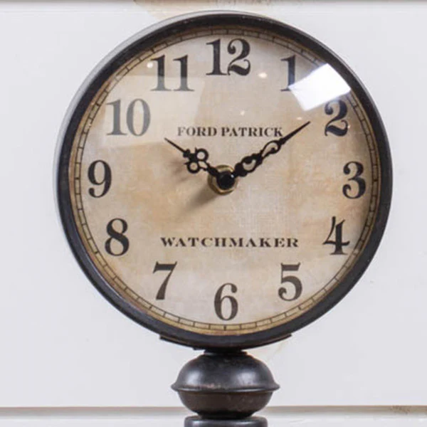 16 Inch High Ford Patrick Pedestal Clock