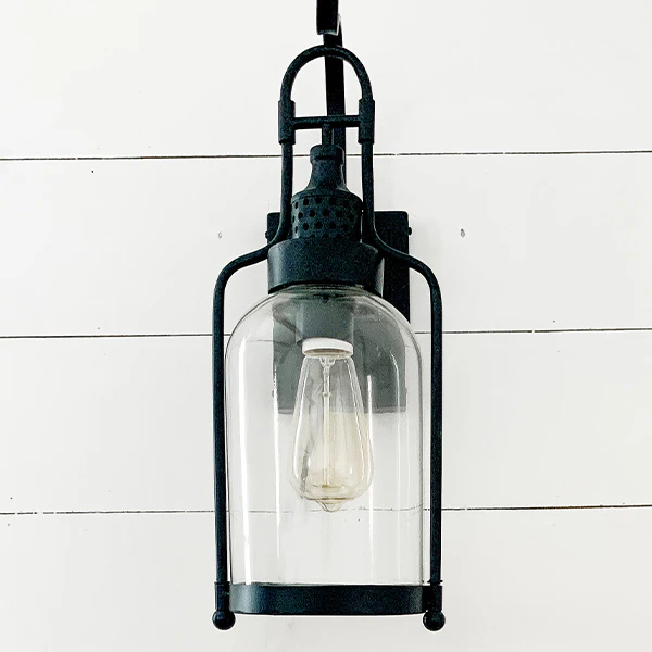 Industrial Lantern Wall Sconce