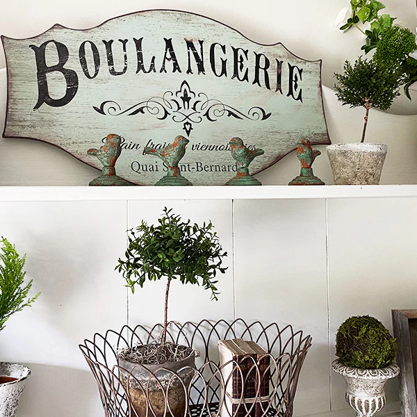 Chippy Metal Sitting Bird Figurines, Set of 4