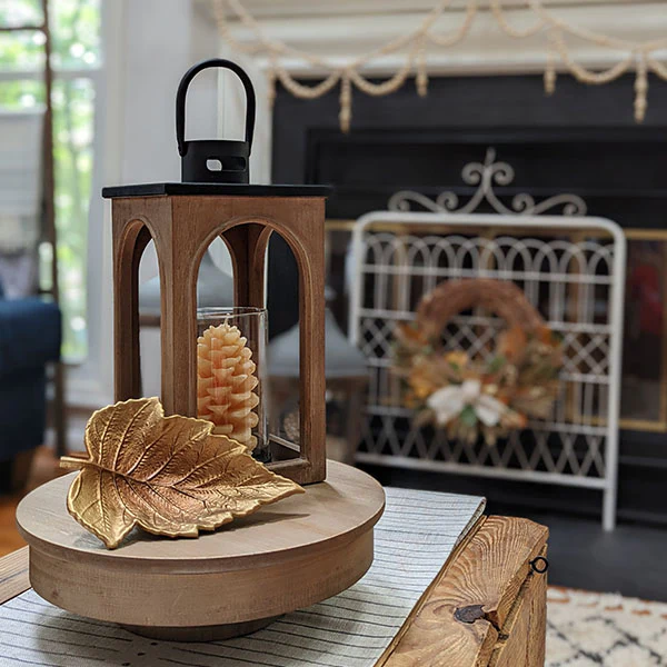 Cozy Pinecone Shaped Candles, Set of 2