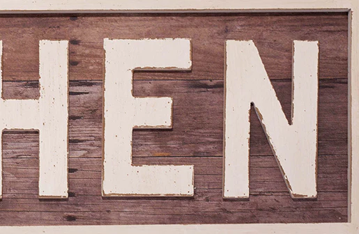LARGE Kitchen Sign