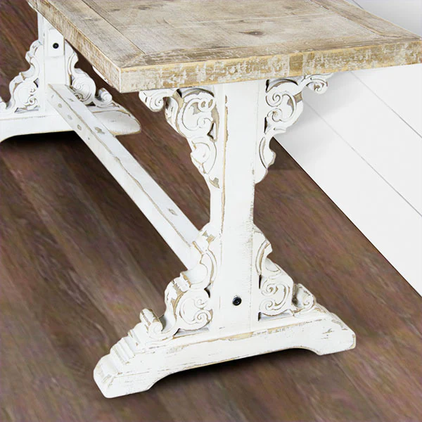 Corbel Inspired Wood Bench