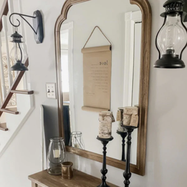 Hanging LED Lantern with Wall Bracket