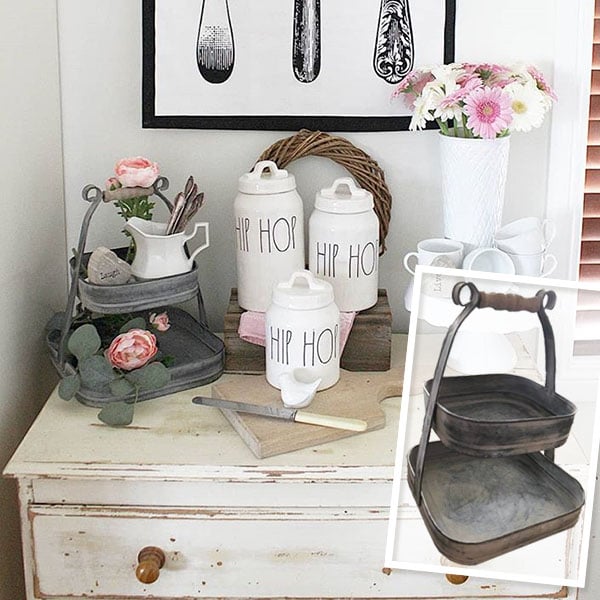 Square Two-Tiered Server