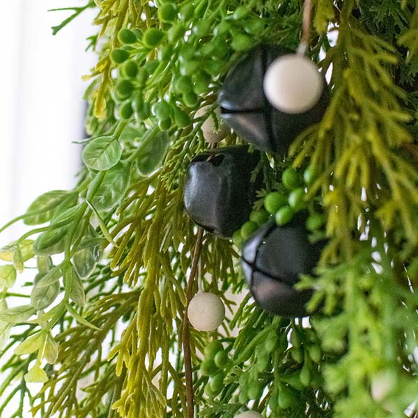 LARGE 24 Inch Juniper Berries and Bells Wreath