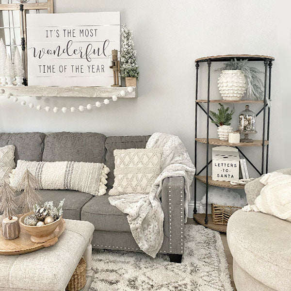 Half Moon Tiered Shelf | 66 Inch Tall