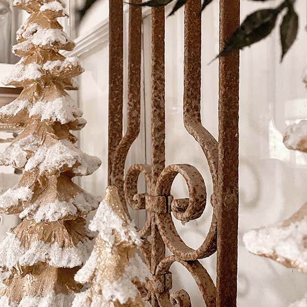 FOUND 1800s French Architectural Cast Iron Panel