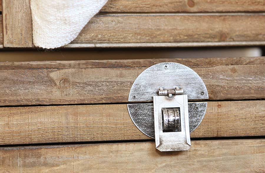 HUGE Wood Storage Trunks, Set of 3