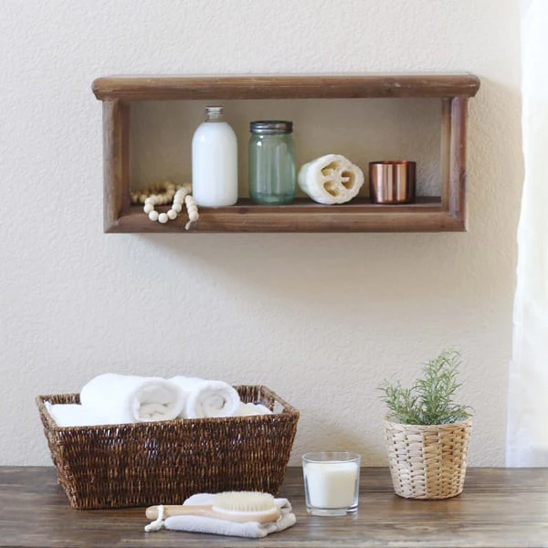 Rustic Wood Shelf