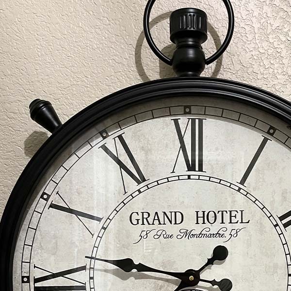 Grand Hotel Wall Clock