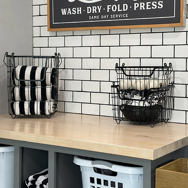 Stackable Storage Bins, Set of 3