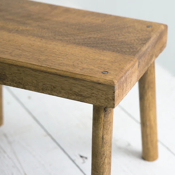 Traditional Farm Solid Hardwood Riser Stool