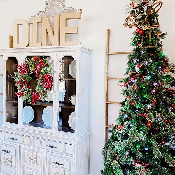 Icy Berry and Pine Wreath