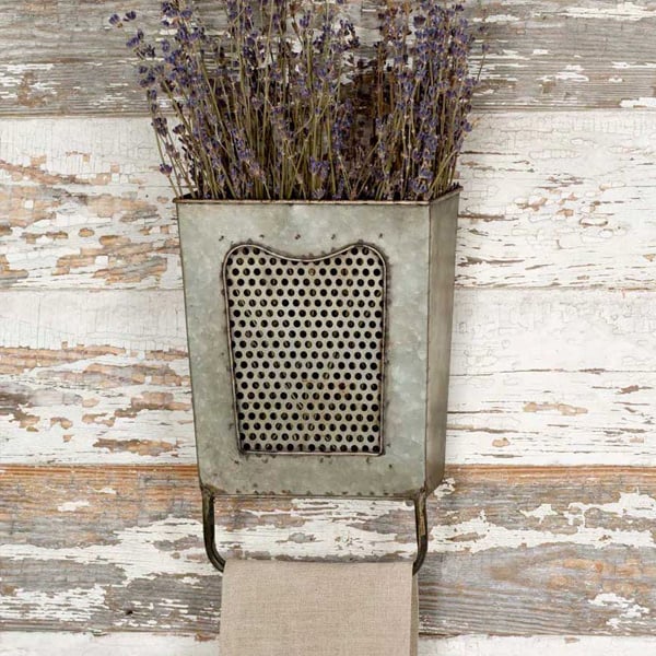Dalton Wall Basket with Towel Bar
