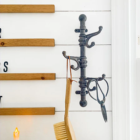 Distressed Triple Wall Hook System