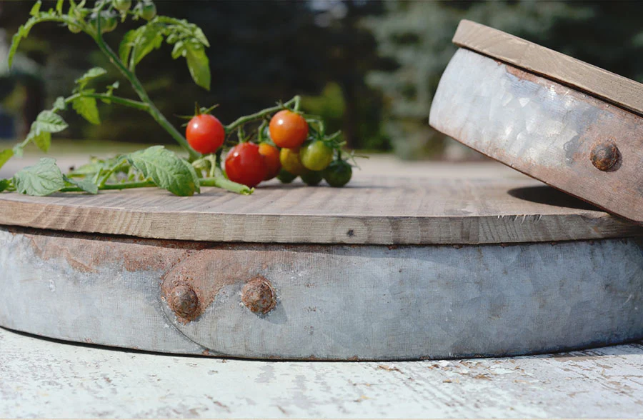 Re-purposed Barrel Inspired Risers