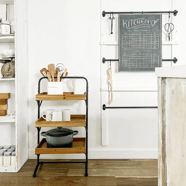 Three Tiered Farmer's Market Shelf