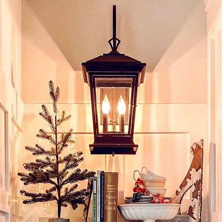 Oil-Rubbed Bronze Outdoor Wall Lamp