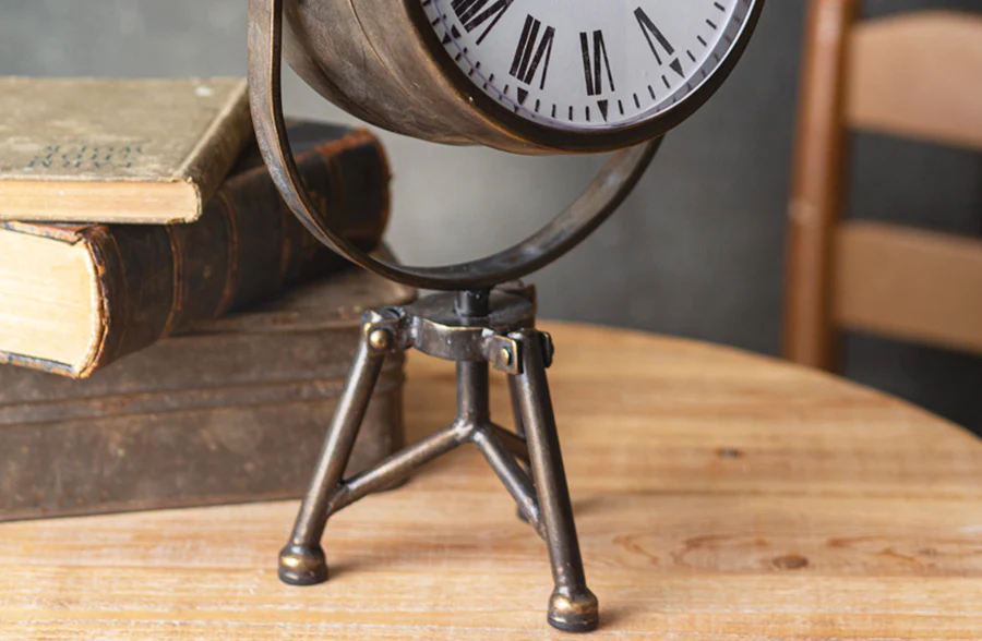 Spotlight Inspired Vintage Desk Clock