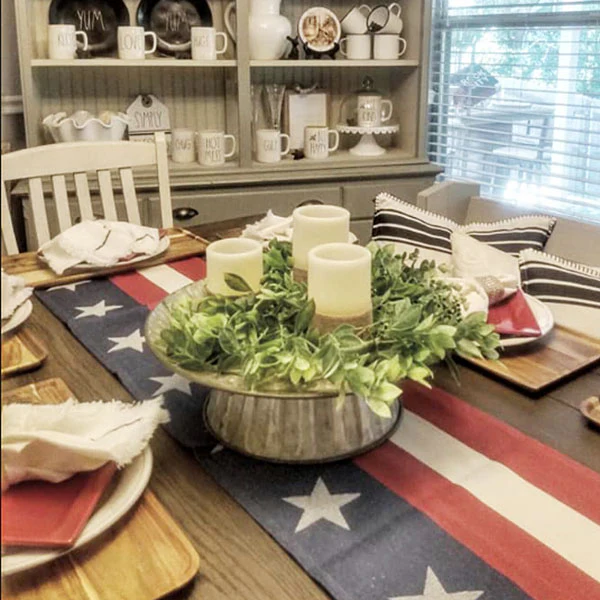 American Flag Table Runner