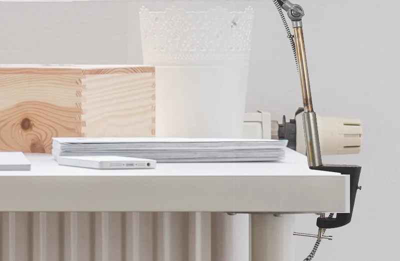 Metal Dockyard Clip-on Desk Lamp