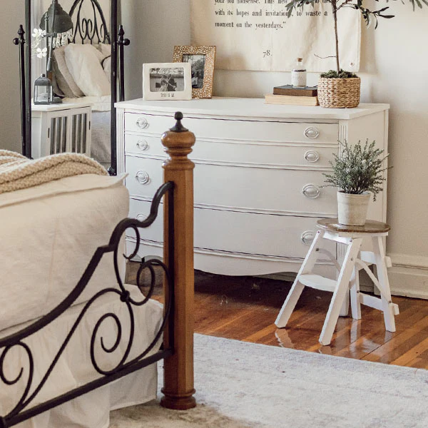 Folding Farmhouse Stool Plant Stand