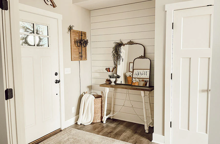 Turned Wood Architectural Console Table