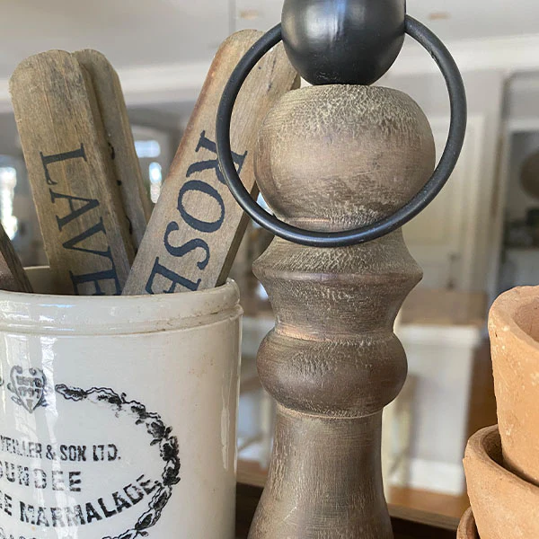 TALL Three Tier Oblong Wooden Tiered Tray