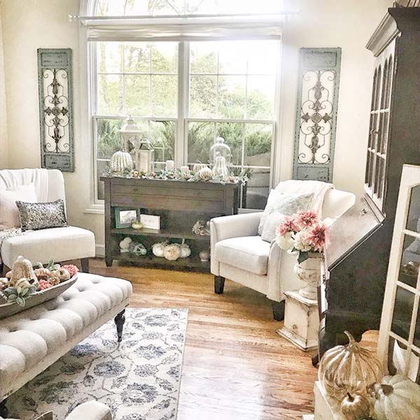 Old Carved Wooden and Iron Garden Gate