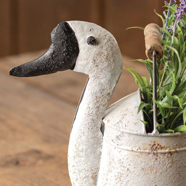 Goose Bucket with Wood Handle