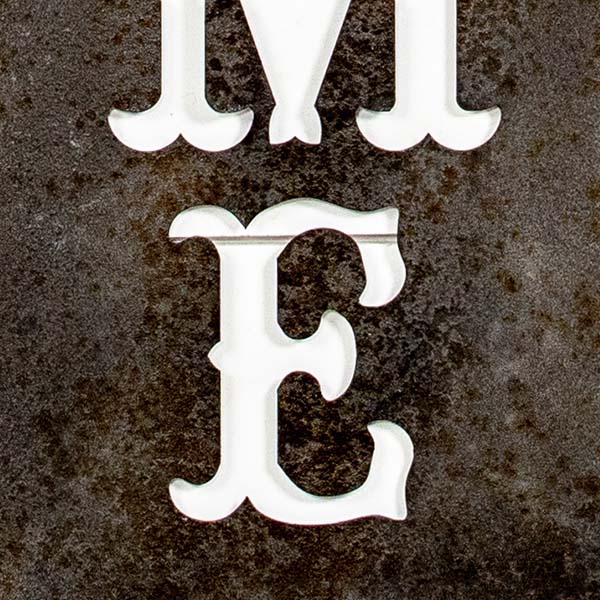 56 Inch Metal Welcome Sign