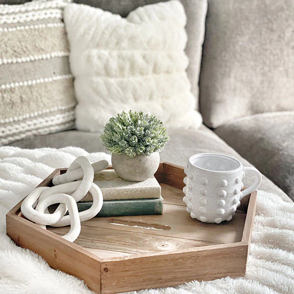 Reclaimed Wood Table | Removable Tray