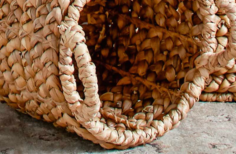 Water Hyacinth Baskets  Set of 4