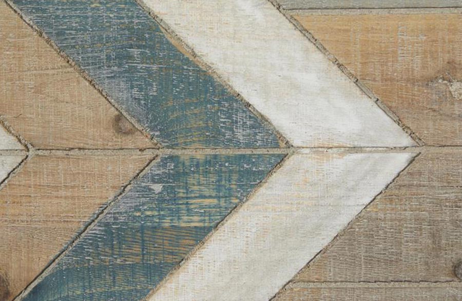 LARGE Geometric Wood Plank Wall Art