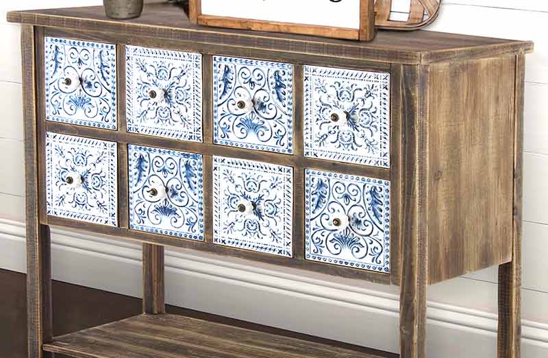Delft Inspired Console Table