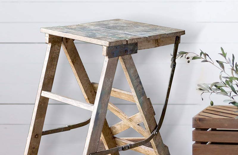 Wallpaper Hanger Wood End Table